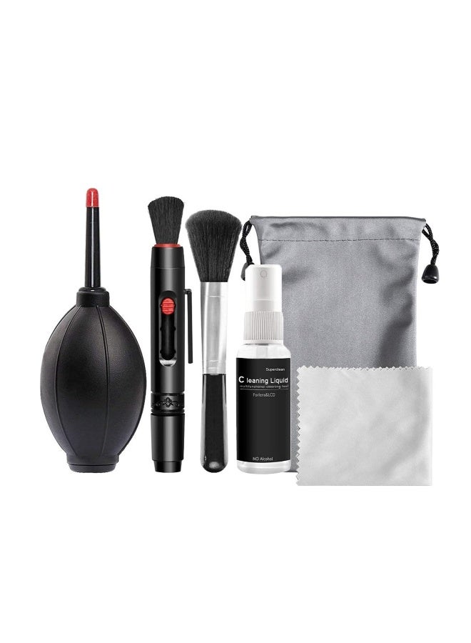 Multi-Purpose Camera and Electronics Cleaning Kit with Precision Air Blower, Microfiber Cloth, and Lens Cleaning Pen - Suitable for Cameras, Smartphones, and Laptops - Image 1