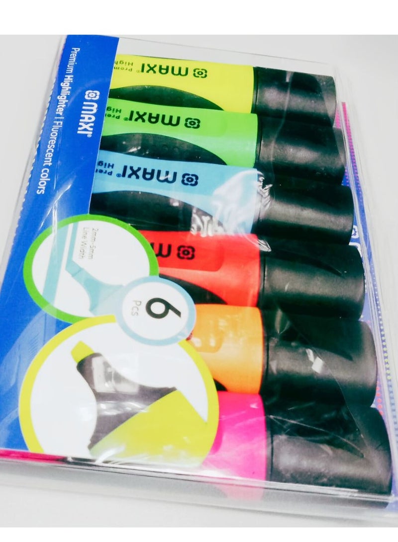 Maxi Highlighter Set of 6 - Image 1