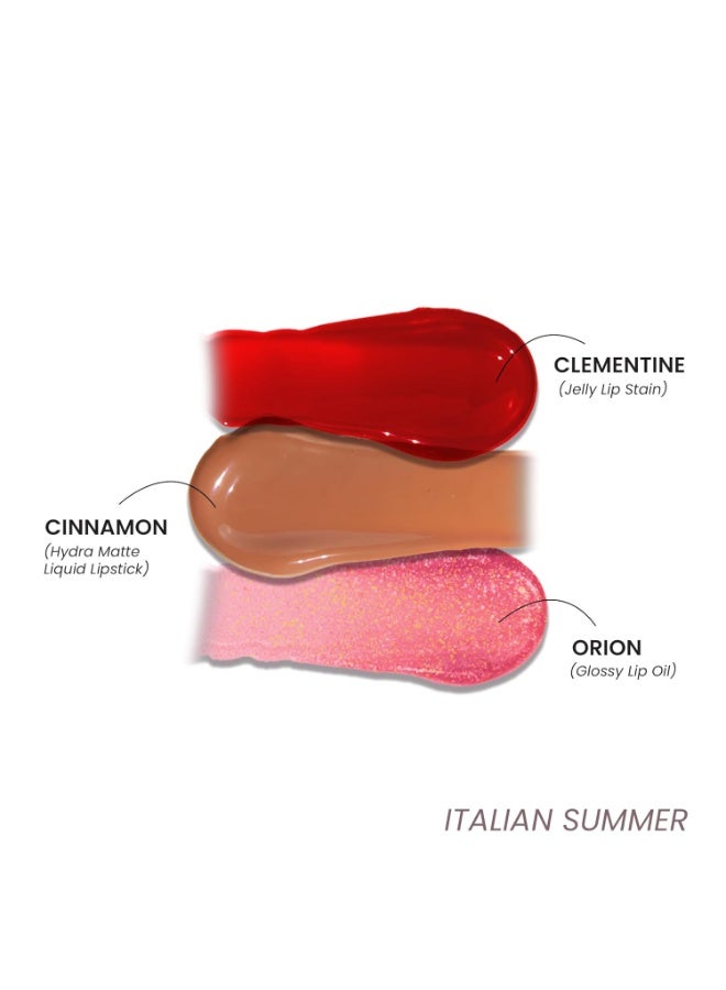 LaMior Pout Perfect 3-in-1 Lip Kit | Long-Lasting Lip Stain, Hydra Matte Liquid Lipstick & Non-Sticky Glossy Lip Oil | Hydrating, Vegan & Cruelty-Free Peptide Lip Care | Travel Makeup Kit with Nourishing Ceramides & Noni - Image 4