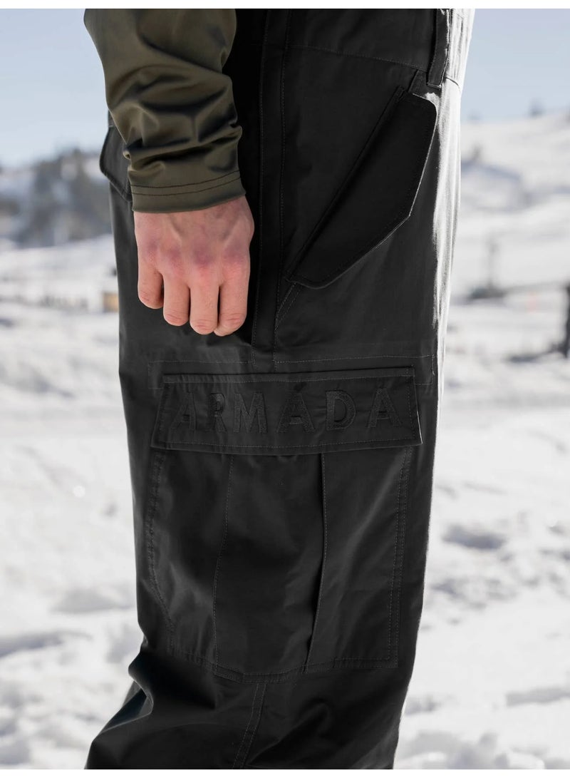ARMADA SUMPTER 2L BIB SNOW PANT - Black - Image 5