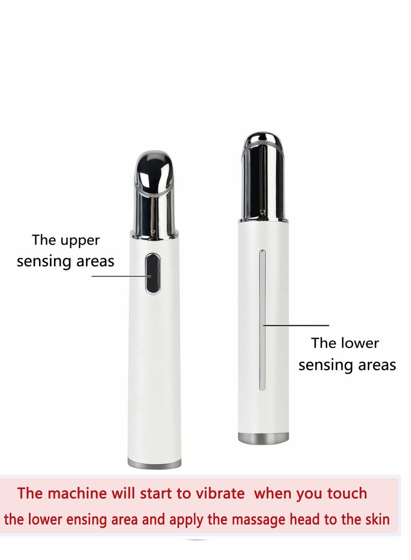 Excefore Anti Aging Sonic Eye Massage 42℃ Heated Eye Massager, 2 LED Light Therapy Eye Facial Massage with High Frequency Vibration To Relieve Eye Fatigue, Remove Dark Circles And Puffiness - Image 5