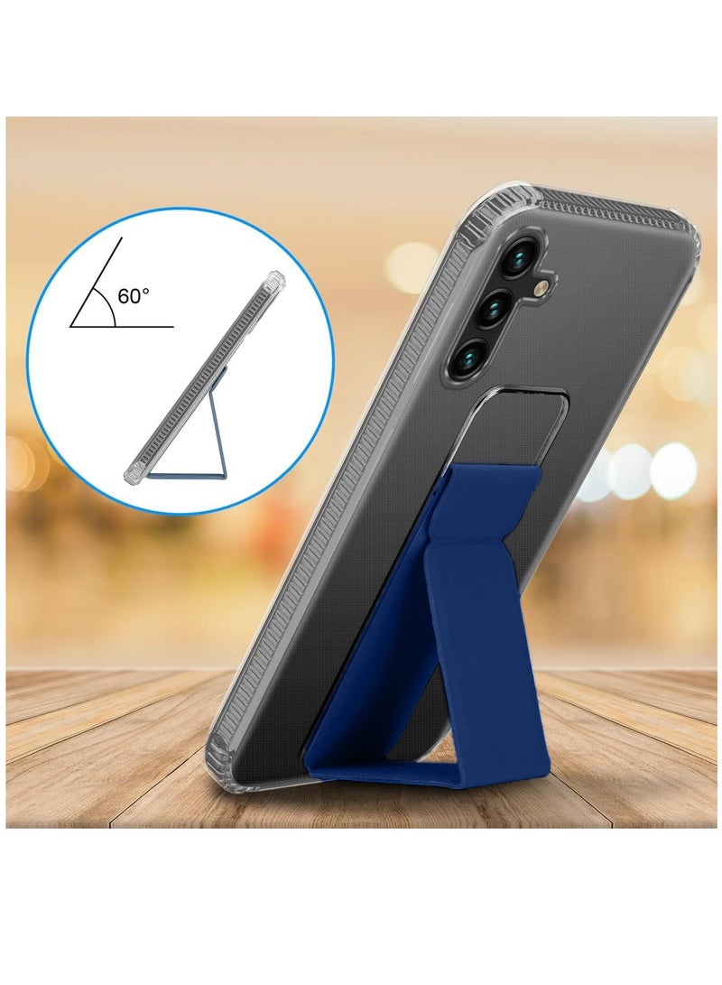 Wtech TPU Hand Grip Air Pillow Case Cover For Samsung Galaxy S24 5G 2024 Clear/Navy Blue - Image 5