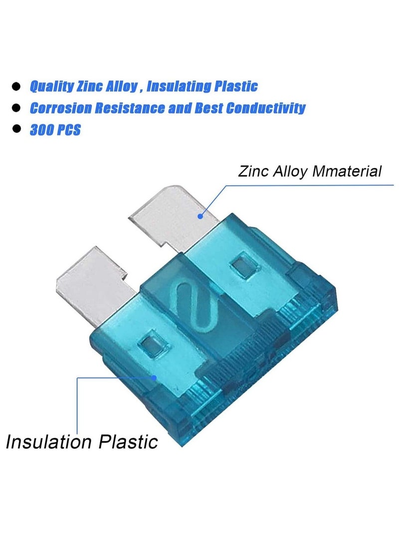 Auto and Truck Standard Blade Fuses, Assorted Sizes, Complete with Extractor Tool  - Image 2