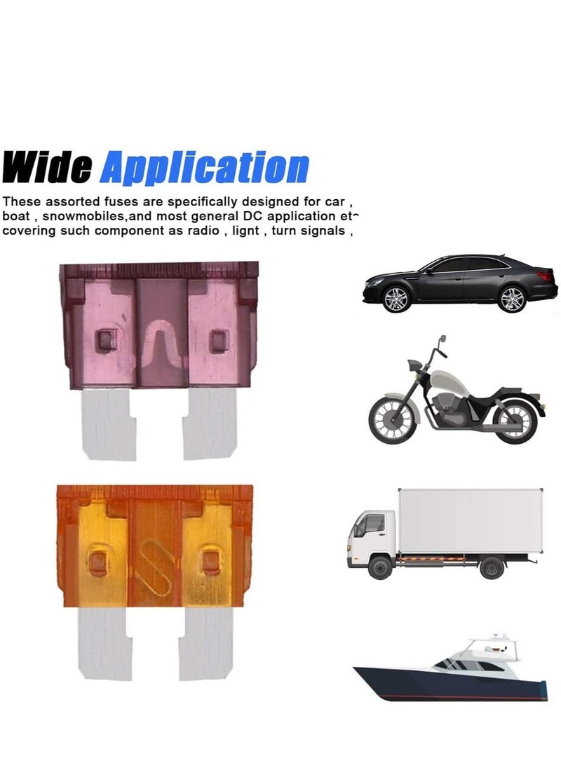 Auto and Truck Standard Blade Fuses, Assorted Sizes, Complete with Extractor Tool  - Image 5