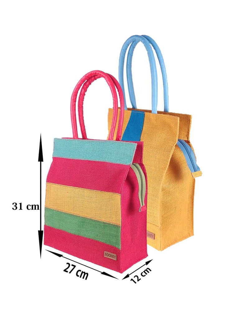 FOONTY Daily Use Tote Bag/Grocery Bag/Gym Bag/Lunch Bag(MultiColor,FAB-33A) - Image 4