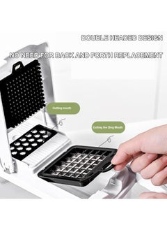 AROAQ Vegetable Chopper Extra Large Chopper Vegetable Cutter Multifunctional 10-in-1 Pro Food Chopper - 6 Blades 4 Vegetable Spiralizers E Recipes - Veggie Chopper with Container  - Image 4