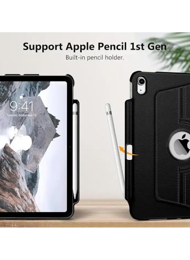 erorex Rotating Case for iPad Pro 12.9 inch [1st/2nd Gen 2015/2017],360 Degree Stand [Auto Sleep/Wake] Folio Leather Smart Cover (black) - Image 3