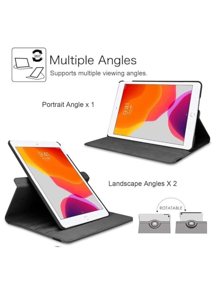 erorex Rotating Case for iPad Pro 12.9 inch [1st/2nd Gen 2015/2017],360 Degree Stand [Auto Sleep/Wake] Folio Leather Smart Cover (black) - Image 4