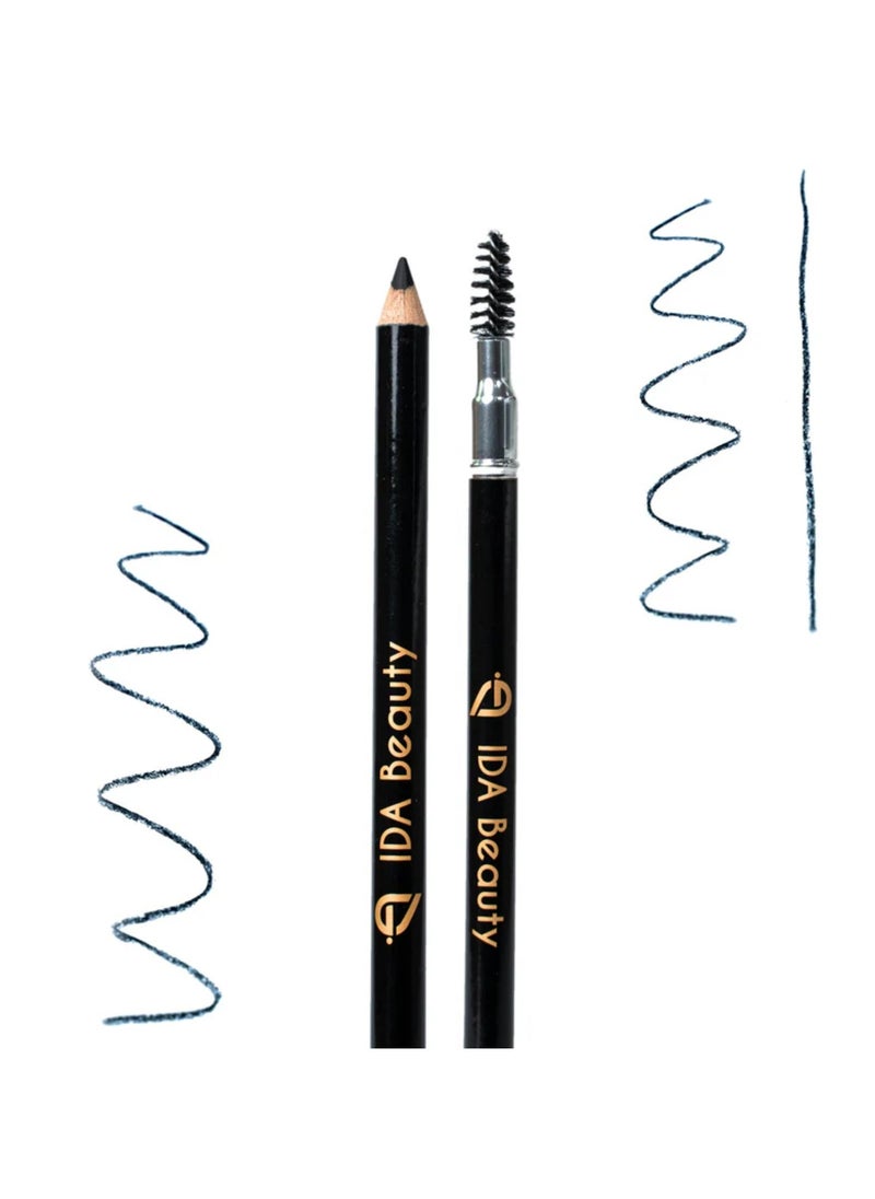 IDA Beauty Double-Sided Wooden Eyebrow Pencil | Waterproof, Smudge-Proof, 24-Hour Wear | Vitamin-Enriched, Vegan, Halal, Cruelty-Free  - Image 5