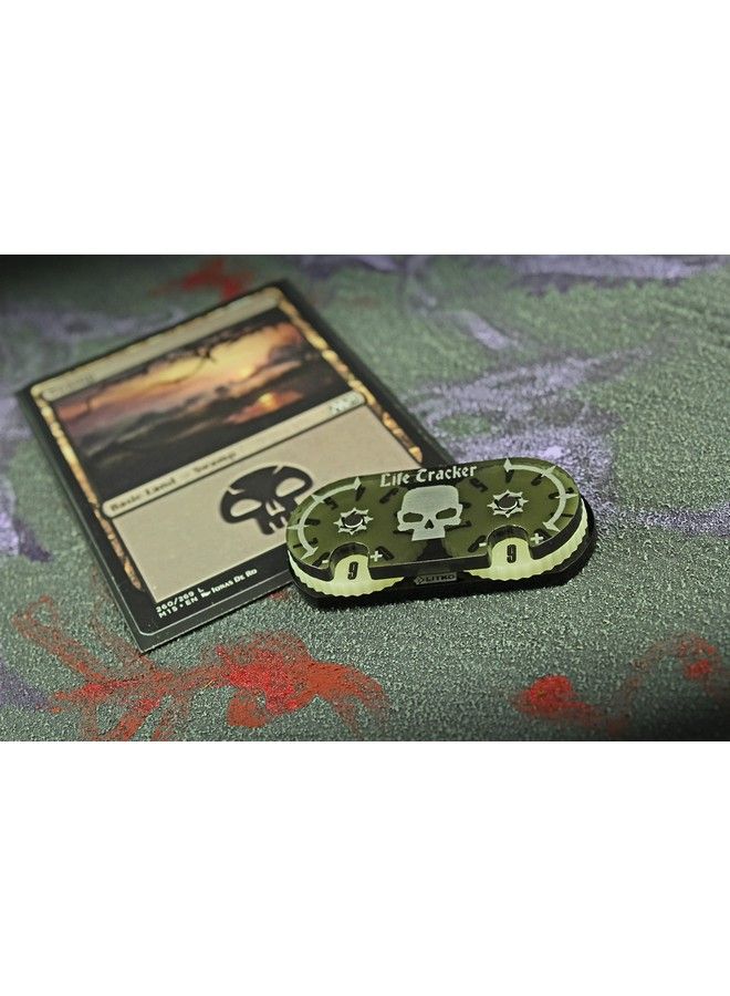 LITKO Life Counter Wheel ; Point Tracker Dial ; 0 99 ; Compatible With Magic: The Gathering ; Swamp (Black) - Image 3