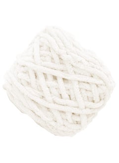 MileMelo 2-Piece Knitting Wool Yarn,Knitting Yarn Coarse Yarn for Crochet, Soft Chunky Yarn for Projects Making Plush Balls Handmade Bags Sweaters Shoes Hats Blankets Scarves White  - Image 4