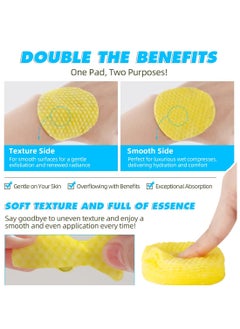 IKZEE 60Pcs Kojic Acid & Turmeric Cleansing Pads for Dark Spots Turmeric Kojic Acid Cleansing Pads Helps Balance Skin Oil & Water Fade Spot Remove Excess Keratin Clean Oil Refines Pores  - Image 5