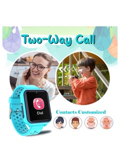 FARROBIZZ Kids Smart Watch 16 Game Smart Watch for kids Phone Fashion Smartwatches for Children 3-14 Great Gifts To Girls Boys Electronic Learning Toys (Blue)  - Image 2