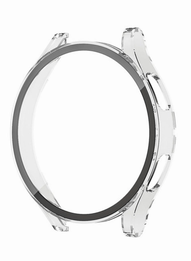 Motim Samsung Watch 4/5 Screen Protector Case, Hard PC Bumper Cover with Tempered Glass Shockproof Cover Protective Screen Protector for Galaxy Watch 4/5  - Image 2