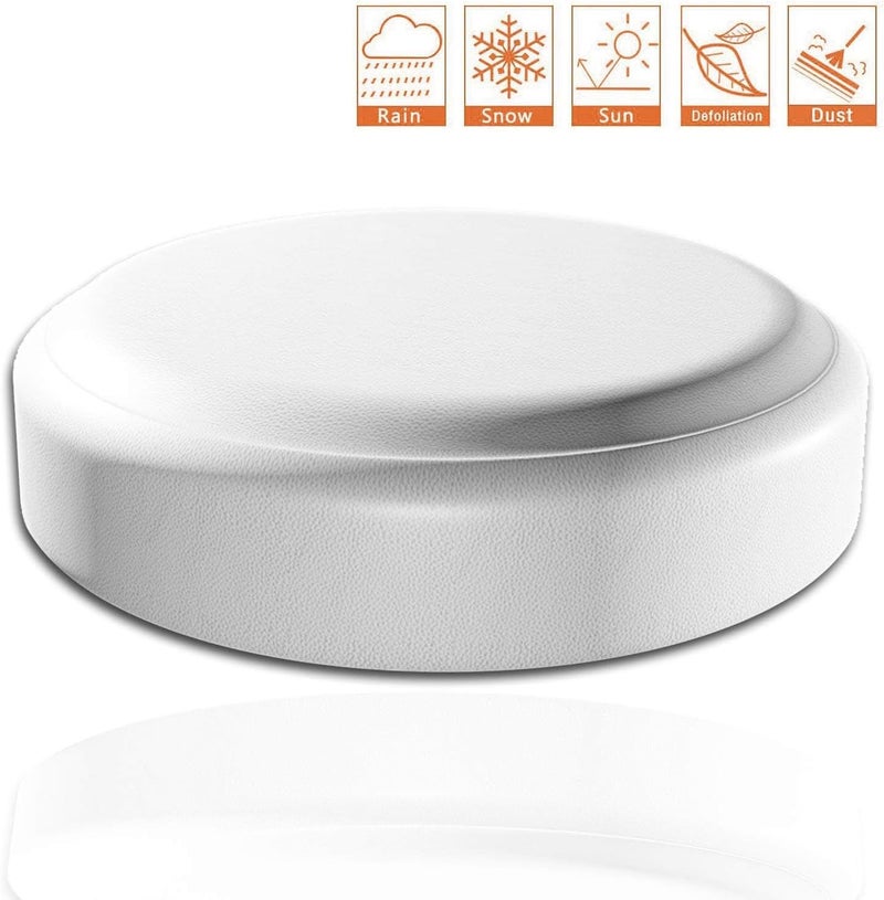 AmFor 28-29 inch Spare Tire Cover, Universal Fit for Jeep, Trailer, RV, SUV, Truck, Tough Tire Wheel Soft Cover Diameter 28" -29", Camper Wheel, Weatherproof Tire Protectors (White) - Image 2