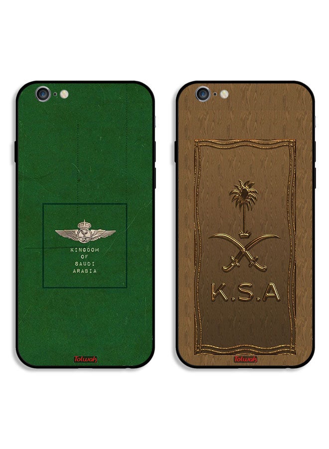 Tolwak Two Cases For Apple iPhone 6 Plus/6s Plus Protective Covers Kingdom of Saudi Arabia - Image 1