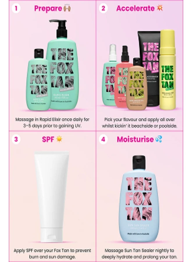The Fox Tan THE TRIPLE THREAT Value bundle of 3 Items