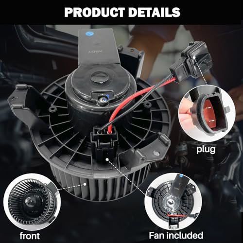 Aspligo 700185 AC Heater Blower Motor Fan Assembly Fit for Ford Mustang 2005-2009 4R3Z19805AA, 4R3Z19834BA, 5R3Z19805A, FO3126128 - Image 3
