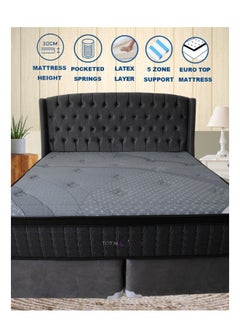 TOTAL COMFORT Total Comfort Budapest Pocket Spring Mattress I Thickness 30cm I with Latex foam I 5 Zone Pocket Spring Support System  - Image 2