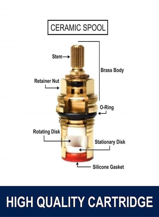 PEFKO PFK074 Wall Mounted Brass Kitchen Sink Cocke Tap/Faucet for Kitchen Sink, 360 Degree Rotating Spout, with Wall Flange and Teflon Tape (Mark) - Image 5
