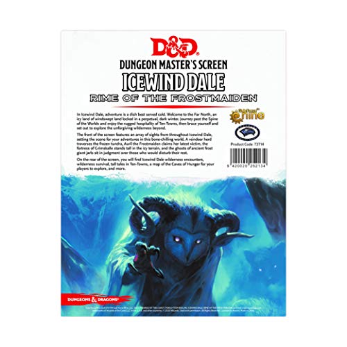 Gale Force Nine Icewind Dale: Rime of The Frostmaiden - DM Screen, Multicolor (GF973714) - Image 2