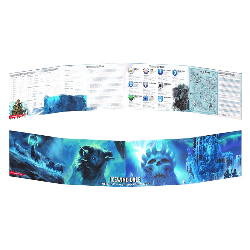 Gale Force Nine Icewind Dale: Rime of The Frostmaiden - DM Screen, Multicolor (GF973714) - Image 5