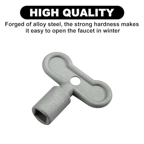 Aulpq 5/16 in Sillcock Key, 80132, Water Key, Water Spigot Key, Water Shut Off Key, Outdoor Faucet Handle,-4 Pcs. - Image 5