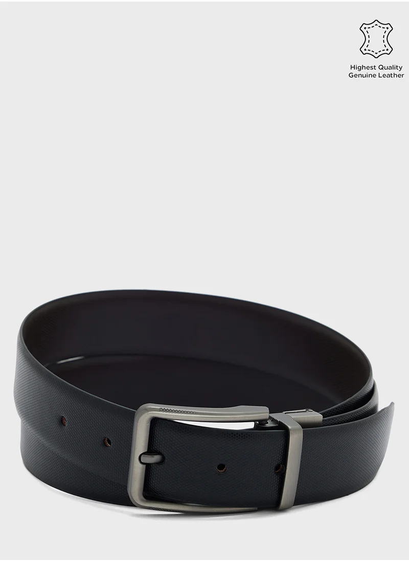 Robert Wood Faux Leather Reversible And Resizable 35Mm Formal Belt