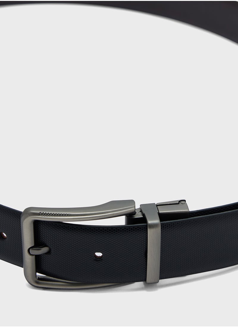 Robert Wood Faux Leather Reversible And Resizable 35Mm Formal Belt  - Image 2