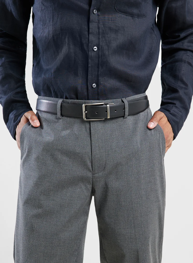 Robert Wood Faux Leather Reversible And Resizable 35Mm Formal Belt