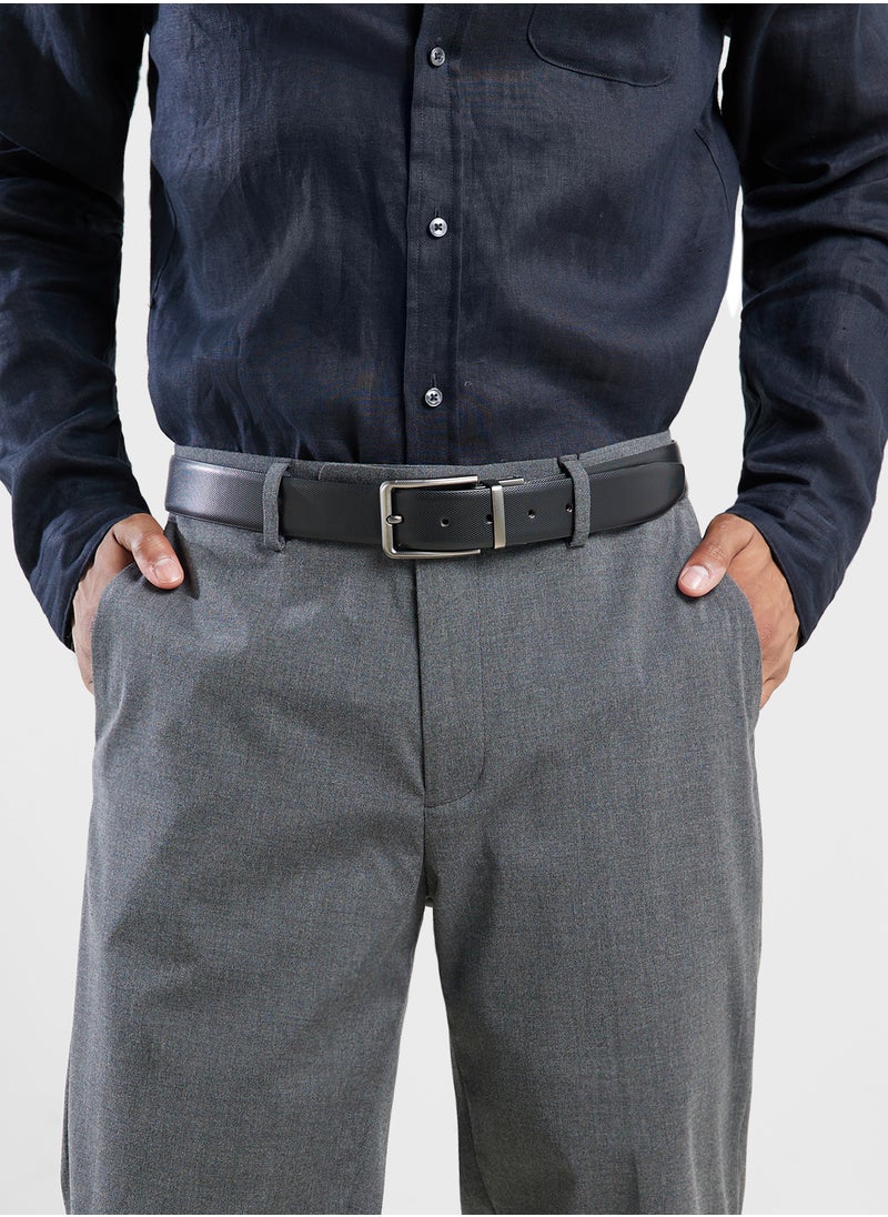 Robert Wood Faux Leather Reversible And Resizable 35Mm Formal Belt  - Image 4