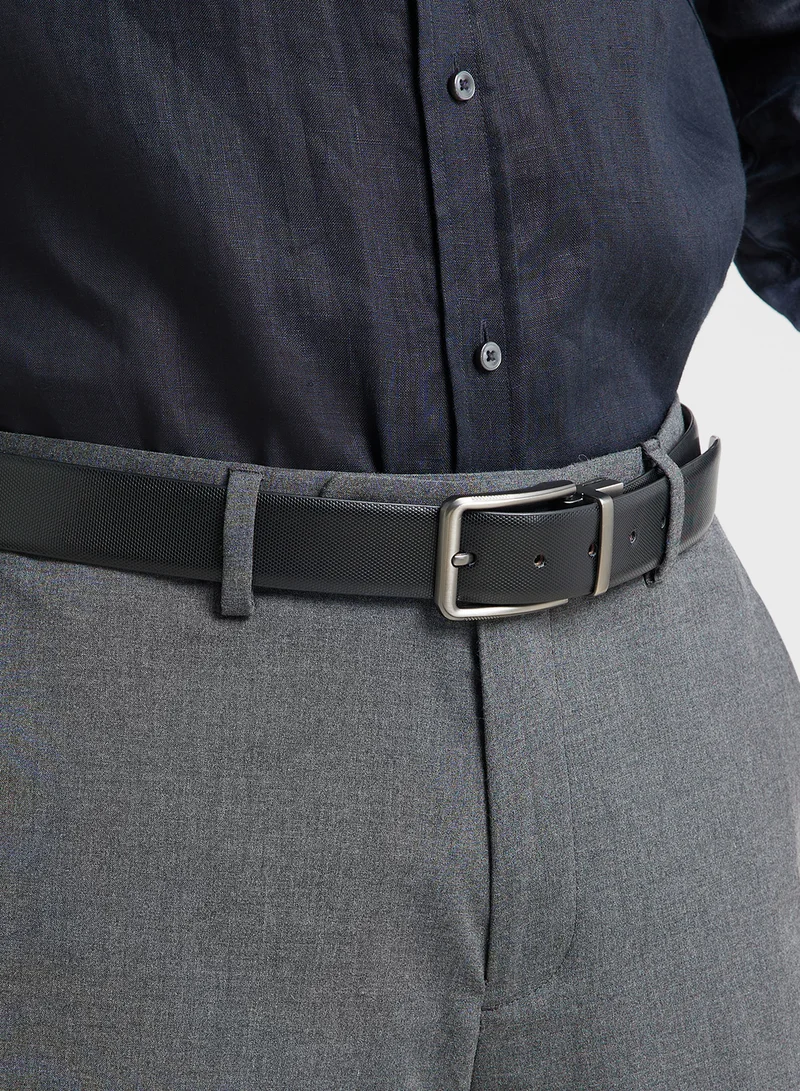 Robert Wood Faux Leather Reversible And Resizable 35Mm Formal Belt