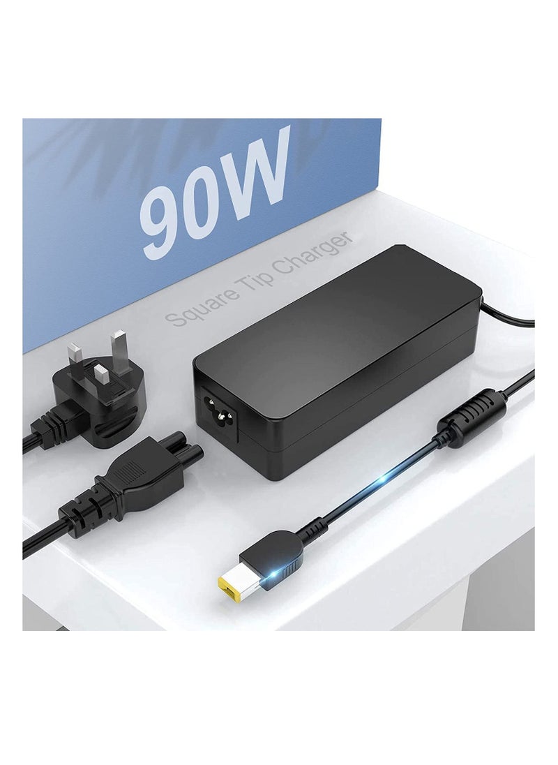 Generic - 90W 20V 4.5A USB AC Adapter Charger For Lenovo Thinkpad T440/T440S/L440 E470 X250 T560 T550 E560 E540/L560/L540/E450 N20P X240 X260, Edge E440/E460 - Image 1
