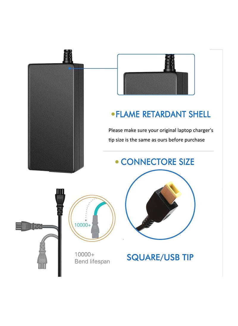 Generic - 90W 20V 4.5A USB AC Adapter Charger For Lenovo Thinkpad T440/T440S/L440 E470 X250 T560 T550 E560 E540/L560/L540/E450 N20P X240 X260, Edge E440/E460 - Image 1