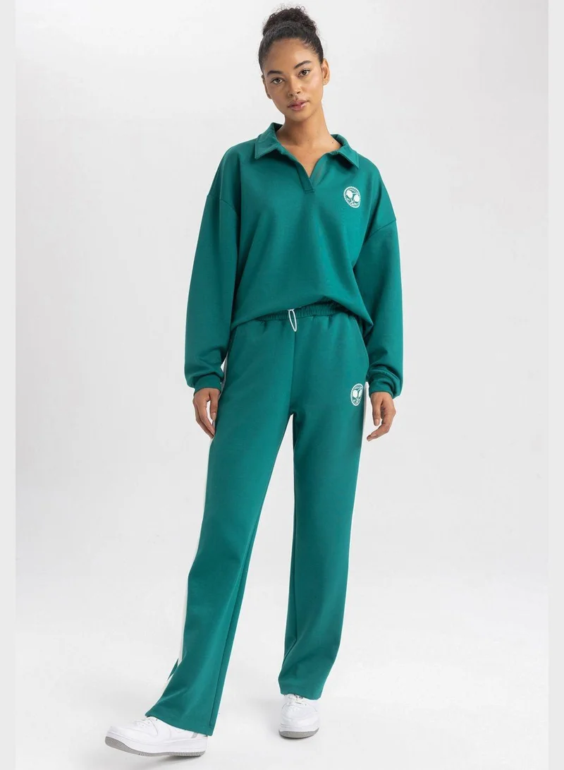 DeFacto Essential Polo Sweatshirt
