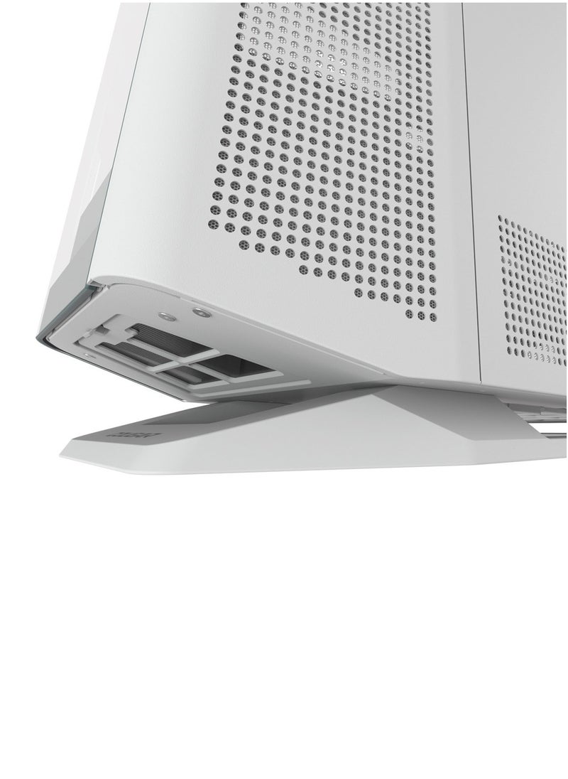 Cougar - FV270 MidTower E-ATX Case, 420mm GPU supported,Build-in ARGB PWM Fans,Breathe Streams,Prism of Light,Filter Guard, Tool-Less Bracket, Center Stage,Cable Management (Non-RGB, White) - Image 1
