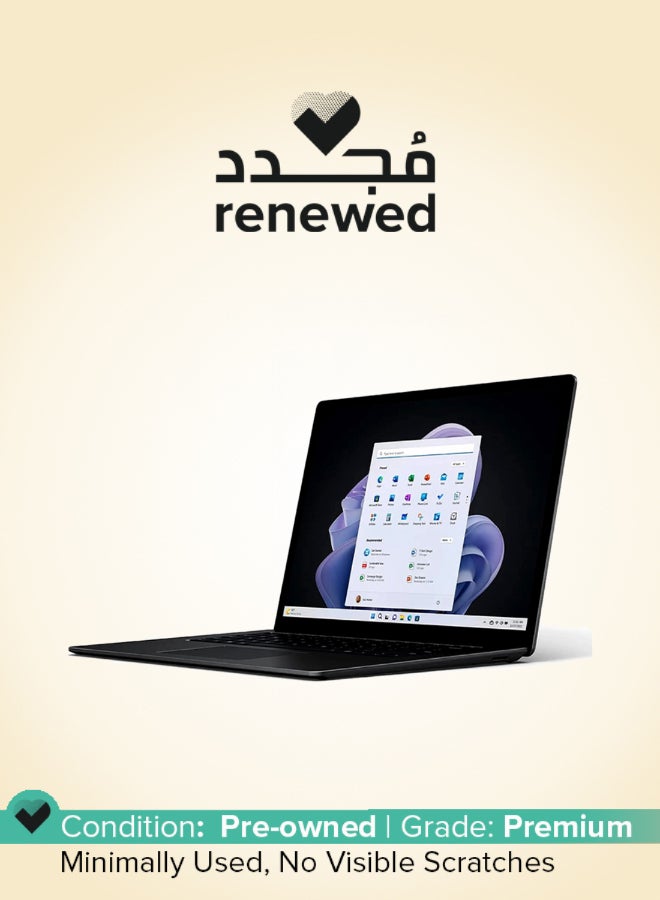 مايكروسوفت Renewed - Surface Laptop 5 Laptop With 13.5-Inch Full HD Display,Intel Core i5-1235u Processor/16-Core/12th Gen/8GB RAM/256GB SSD/Windows 11 English silver - Image 1