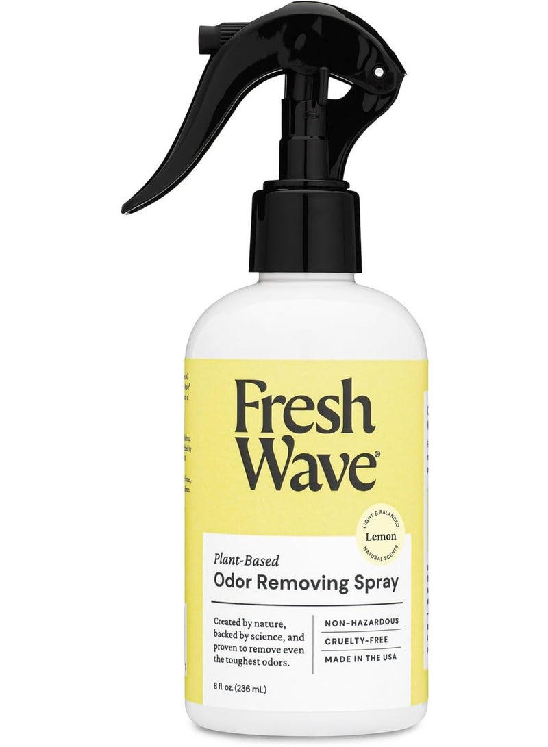 Fresh Wave Plant Based Lemon Scent Odor Eliminator Spray & Air Freshener 236 ML - Image 1