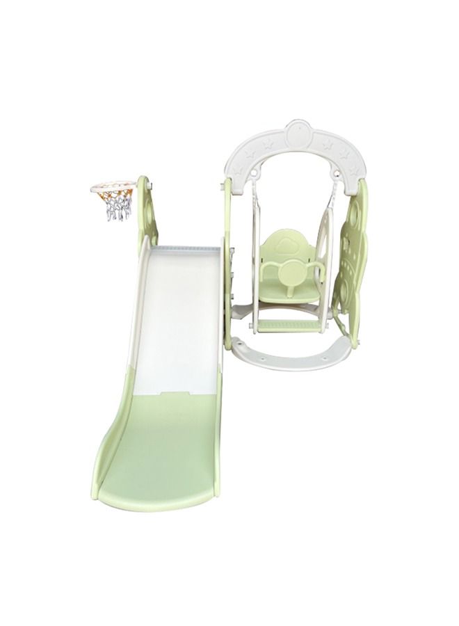 شيانغ يو ثلاثة من كل واحد من الأطفال المنزلقين مجموعة الارجوحة المنزلقة للأطفال المنزلقة البلاستيكية - Image 2