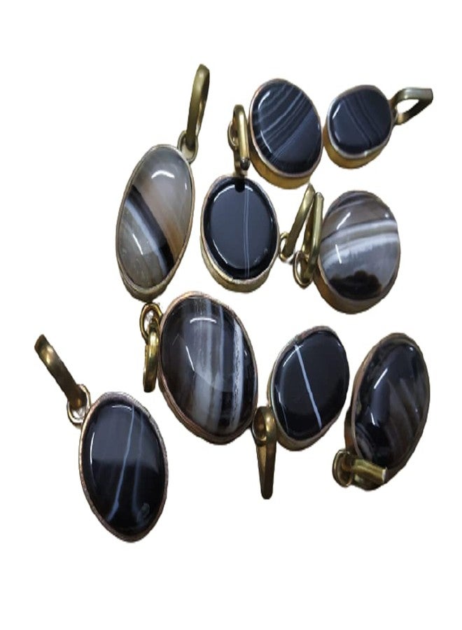 Numeroastro Original & Natural Sulemani Hakik| Agate Pendant (1 Pc) - Image 3
