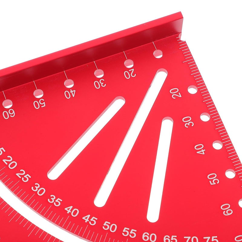 Aluminum Alloy Triangle Ruler 7 Inch 90 Degree Right Angle Tool Metric Scale for Woodworking - Image 4