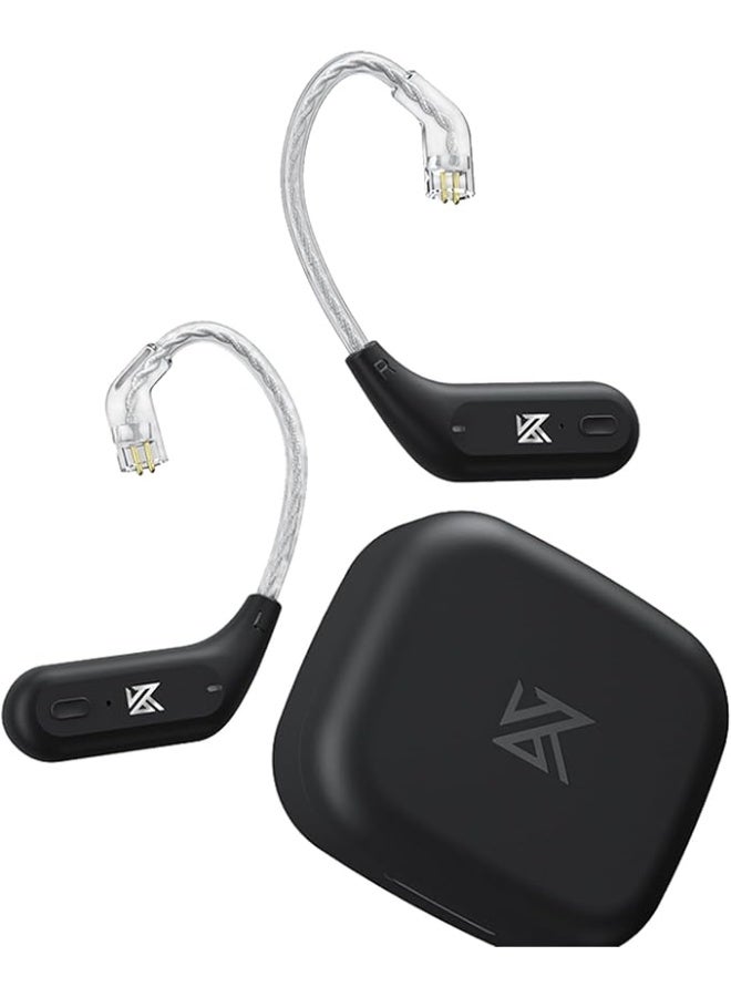 KZ YINYOO KZ AZ09 Bluetooth 5.2 Upgraded Cable Wireless Adapter Cable cpins for ZSN/ZSN PRO/ZSN PRO-X/ZS10 PRO/ZS10 PRO X/EDX/EDX PRO/AS16/AS16 PRO/PR2/ZEX PRO/AS12/AS24/DQS/C12/C10 /CRA(az09-C, Black) - Image 1