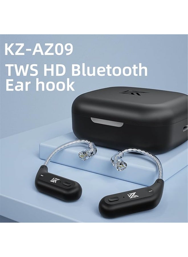 KZ YINYOO KZ AZ09 Bluetooth 5.2 Upgraded Cable Wireless Adapter Cable cpins for ZSN/ZSN PRO/ZSN PRO-X/ZS10 PRO/ZS10 PRO X/EDX/EDX PRO/AS16/AS16 PRO/PR2/ZEX PRO/AS12/AS24/DQS/C12/C10 /CRA(az09-C, Black) - Image 2