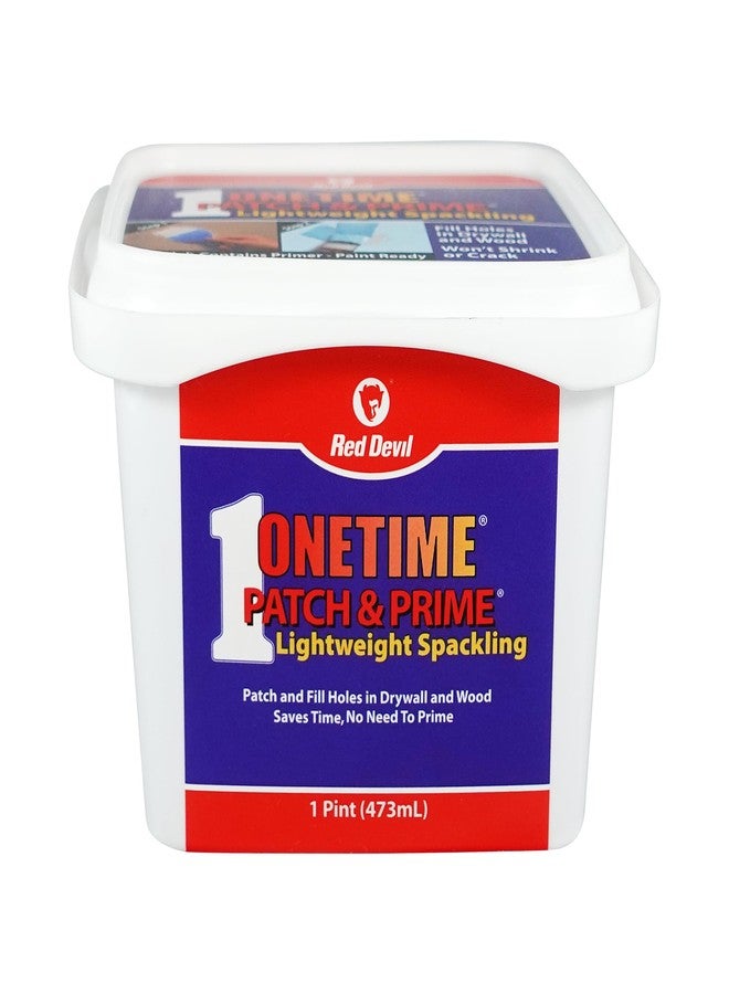 ريد ديفيل ريد ديفل 0540 ONETIME Patch & Prime Lightweight Spackling، 1 باينت، أبيض، عبوة من قطعة واحدة - Image 1