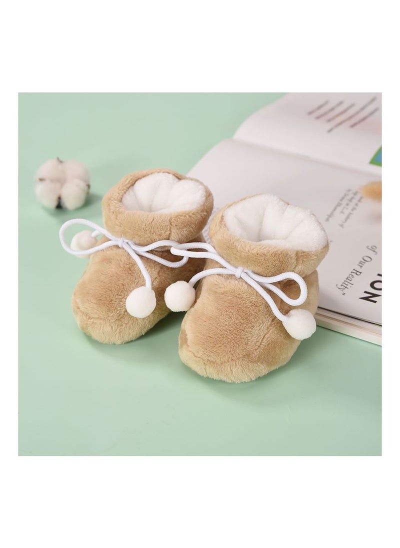 Loquat Suitable For Baby Warm And Comfortable Cotton Shoes 
