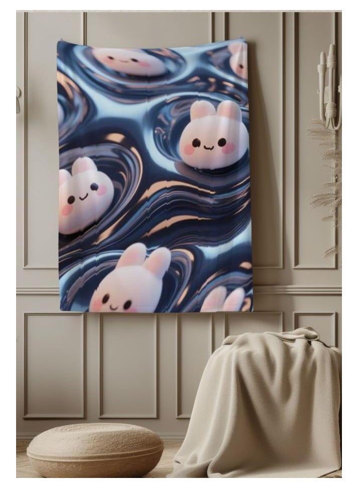 عام بطانية رقيقة من الفانيلا (دافئة ومريحة، ومناسبة للنوم واستخدام الألعاب وإزالة الغبار ومقاومة للرمل) 150 سم * 200 سم - 137 - Image 4