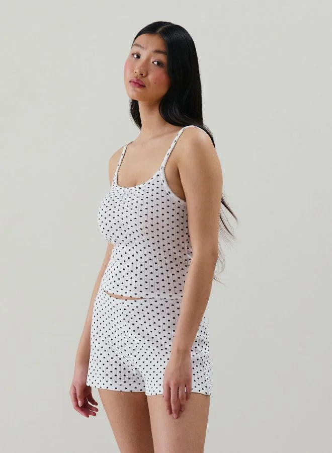 UNDIZ Pointelle top