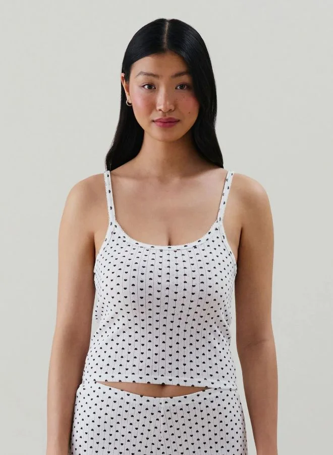 UNDIZ Pointelle top