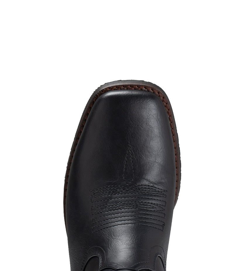 IUV Cowboy Boots For Men Western Boot Durable Classic Embroidered Square Toe Traditional Boots - Image 3