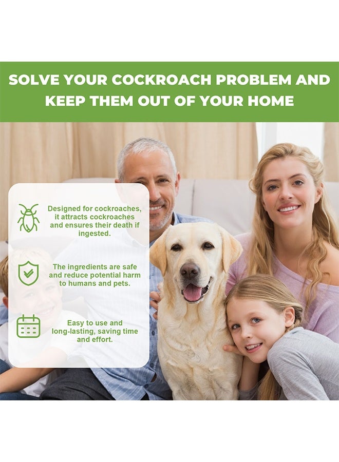 MOONSPRY Roach Repellent, Natural Cockroach Repellent, Roach Traps Indoor/Outdoor Use, Roach Killer Indoor Infestation for Small & Large Roaches, Non-Toxic, Long Lasting Protection (12 Pieces) - Image 3